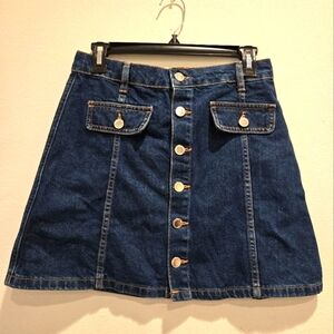 Soft denim skirt